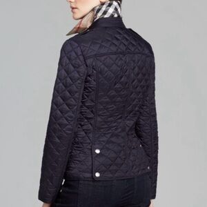 Burberry Navy Quilted Jacket